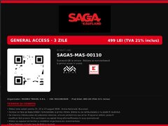 Bilet Festival Saga - Bucuresti - 21-23 august